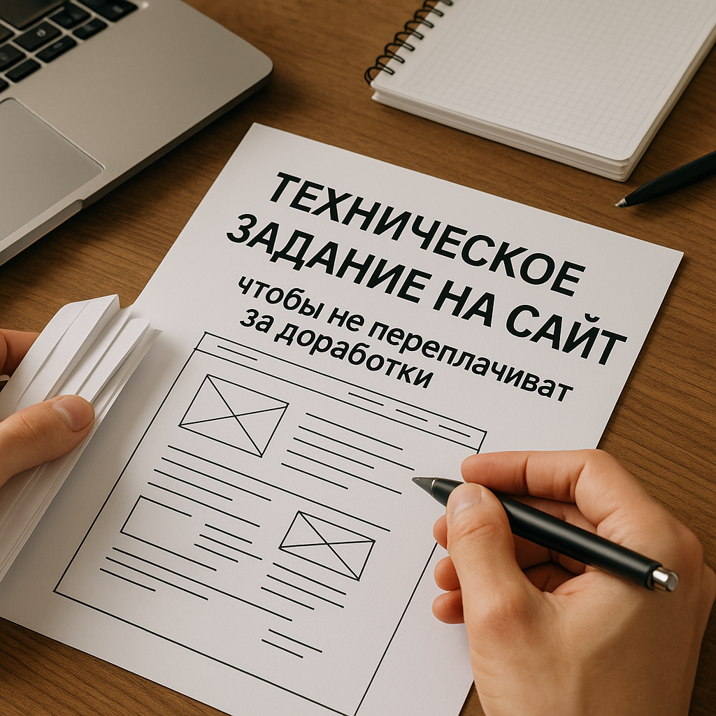 Техническое задание на сайт: как составить, чтобы не переплачивать за доработки