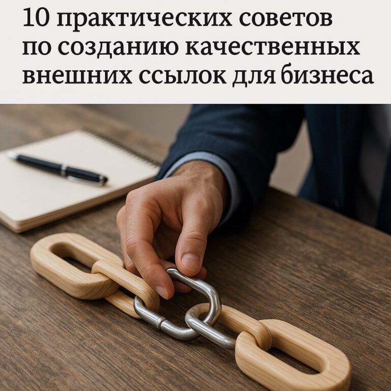 10 практических советов по созданию качественных внешних ссылок для бизнеса - обложка