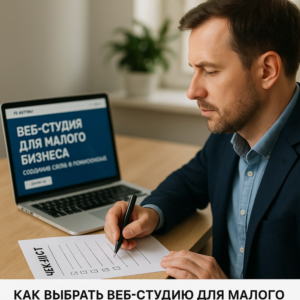 Как выбрать веб-студию для малого бизнеса в Московской области: мой чек-лист вопросов