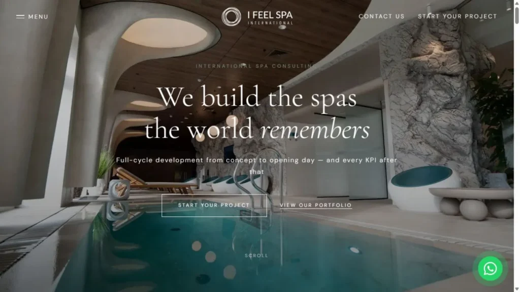 Сайт I Feel Spa International